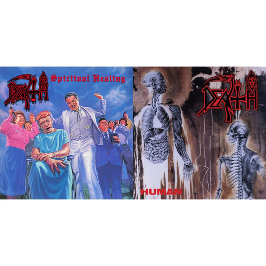 Spiritual Healing - Reissue (Red, Cyan Blue & Black Tri Color Merge With Splatter LP Vinyl) & Human (Remastered Reissue)