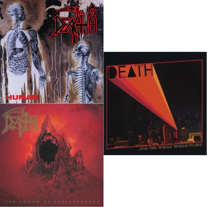 This is a 3 LP Vinyl SKU bundle.
1.This LP Vinyl is brand new.Format: LP VinylThis item's title is: For The Whole World To SeeArtist: DeathLabel: DRAG CITYBarcode: 781484038719Release Date: 2/17/2009
2.This LP Vinyl is brand new.