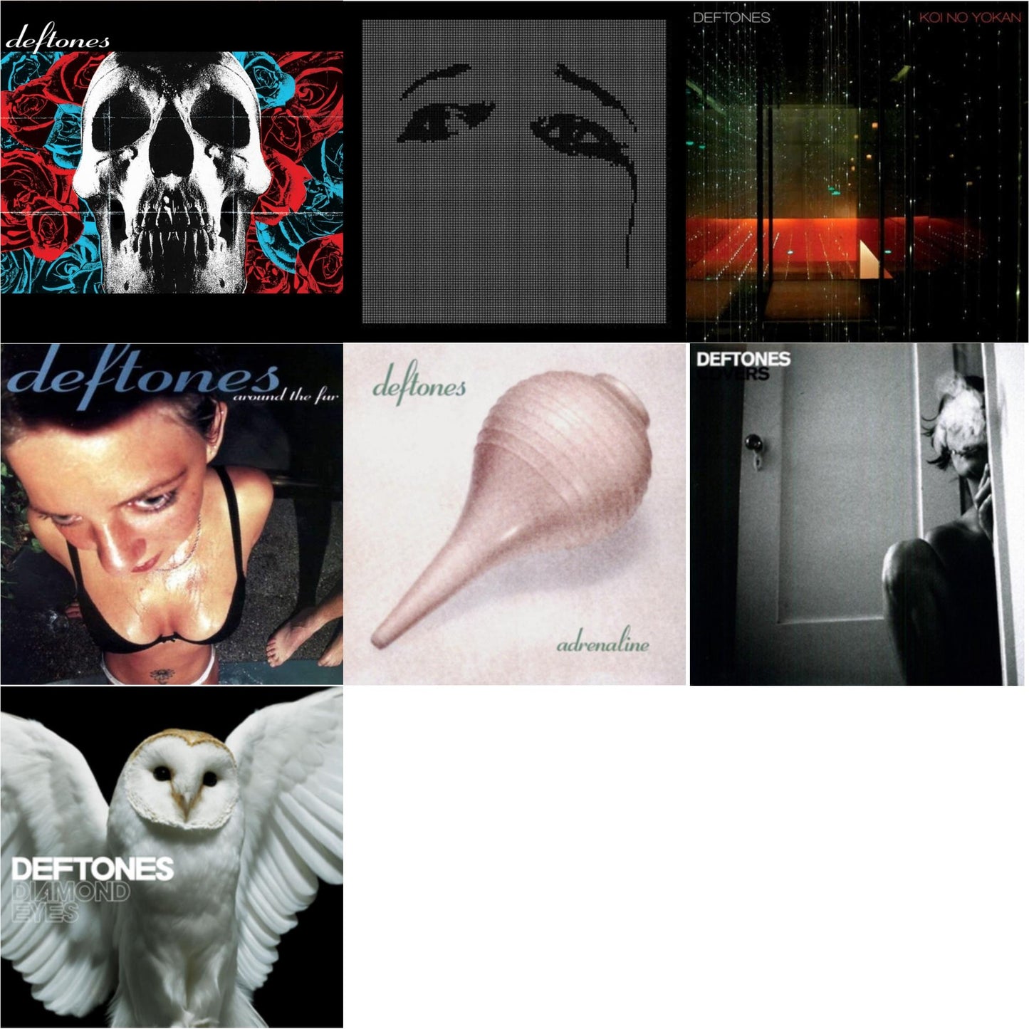 Deftones (X) (20Th Anniversary/Ruby Red LP Vinyl) & Ohms & Koi No Yokan & Around The Fur (180G) & Adrenaline & Covers & Diamond Eyes