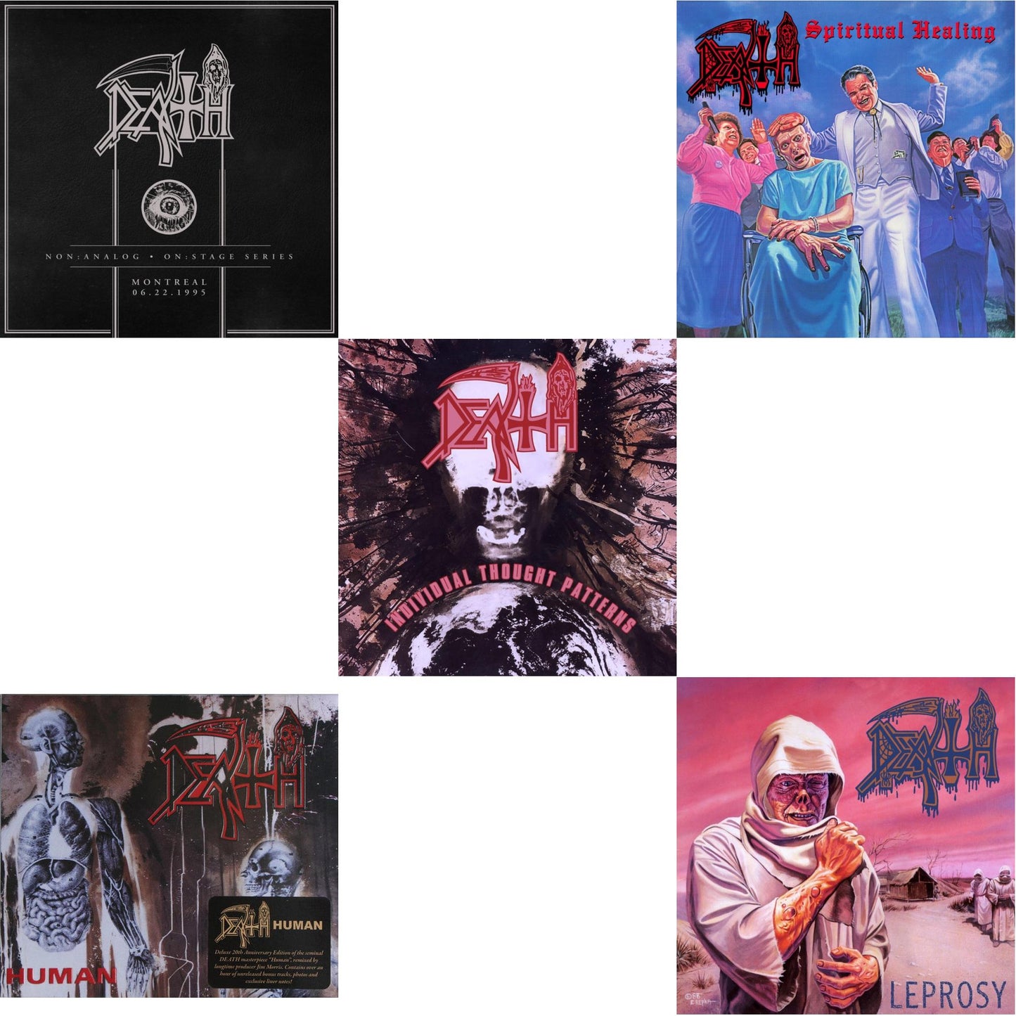 Non:Analog - On:Stage Series - Montreal 06-22-1995 & Human & Individual Thought Patterns & Spiritual Healing & Leprosy Reissue