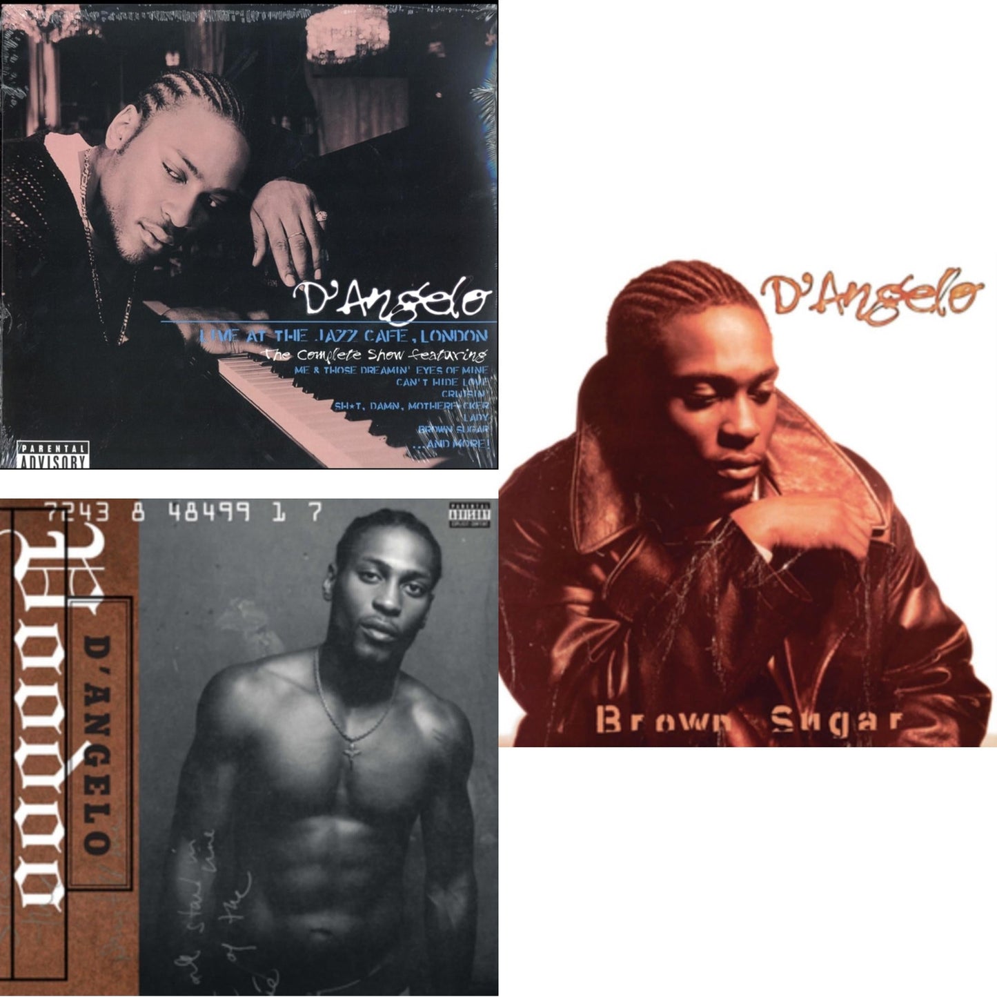 This is a 3 LP Vinyl SKU bundle.
1.This LP Vinyl is brand new.Format: LP VinylMusic Style: Neo SoulThis item's title is: Brown SugarArtist: D'angeloLabel: VirginBarcode: 602547240811Release Date: 5/18/2015
2.This LP Vinyl is brand new.