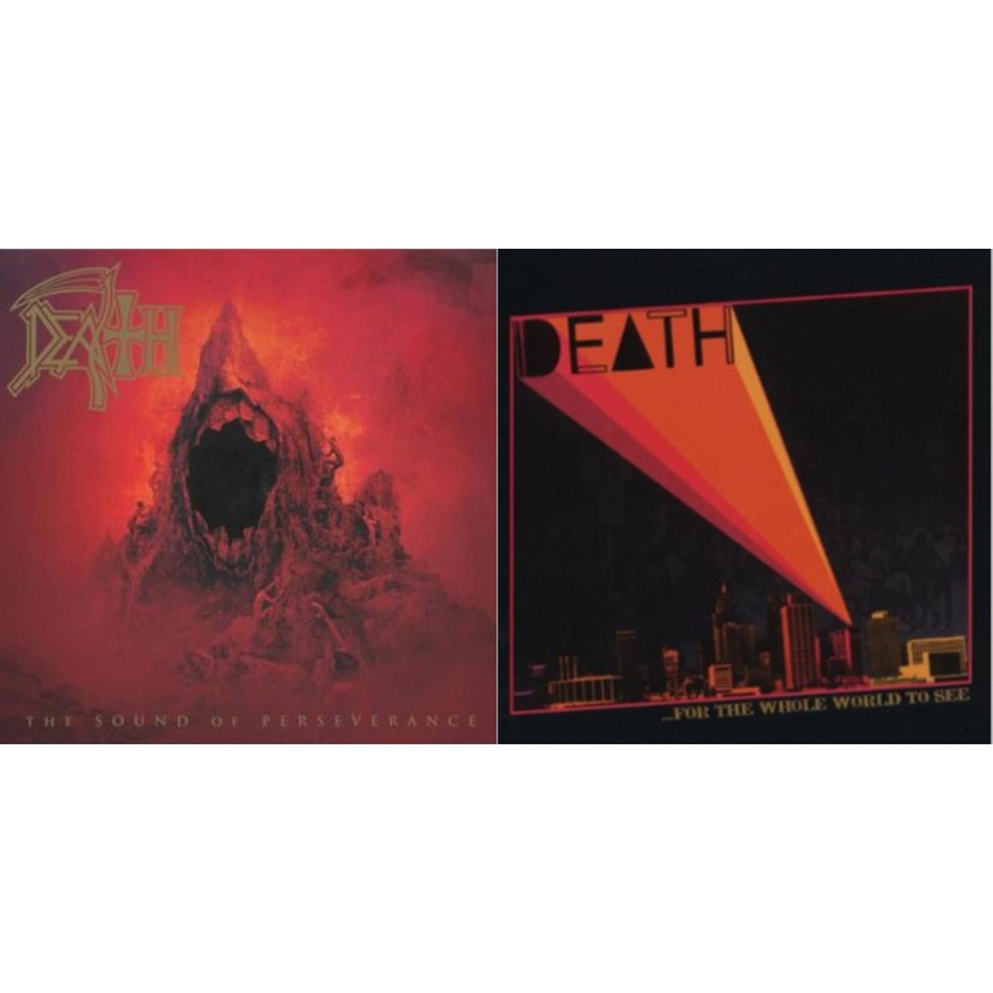 This is a 2 LP Vinyl SKU bundle.
1.This LP Vinyl is brand new.Format: LP VinylThis item's title is: For The Whole World To SeeArtist: DeathLabel: DRAG CITYBarcode: 781484038719Release Date: 2/17/2009
2.This LP Vinyl is brand new.