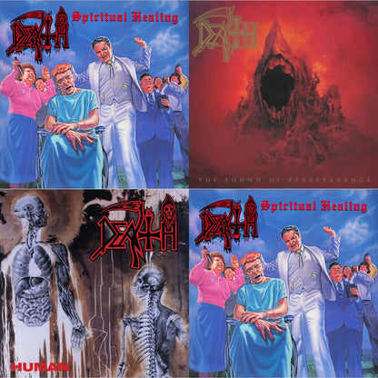 Spiritual Healing - Reissue (Red, Cyan Blue & Black Tri Color Merge With Splatter LP Vinyl) & Sound Of Perseverance (Black, Red & Gold Tri Color Merge Withsplatter Vinyl/2LP) & Human (Remastered Reissue) & Spiritual Healing