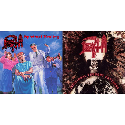 Spiritual Healing - Reissue (Red, Cyan Blue & Black Tri Color Merge With Splatter LP Vinyl) & Individual Thought Patterns - Reissue