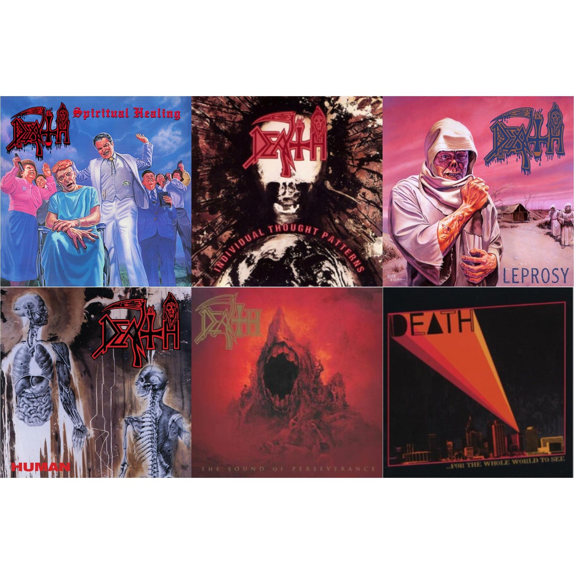 This is a 6 LP Vinyl SKU bundle.
1.This LP Vinyl is brand new.Format: LP VinylThis item's title is: For The Whole World To SeeArtist: DeathLabel: DRAG CITYBarcode: 781484038719Release Date: 2/17/2009
2.This LP Vinyl is brand new.