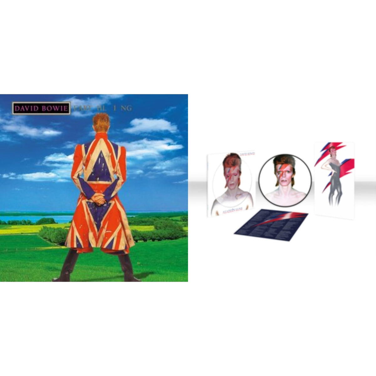 Earthling (2021 Remaster/2LP) & Aladdin Sane (2013 Remaster) (Picture Disc)