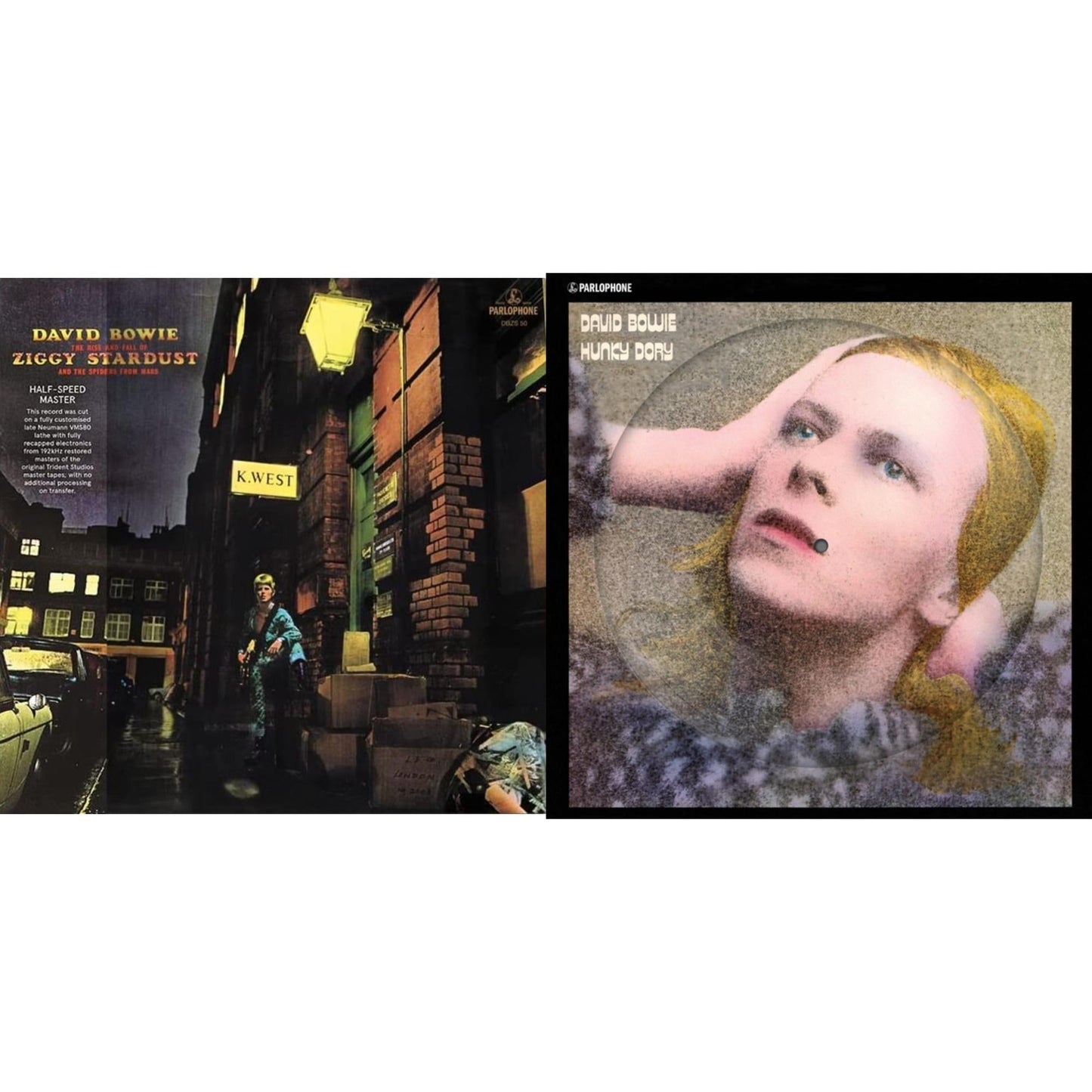 Rise & Fall Of Ziggy Stardust & The Spiders From Mars (2012 Remaster/Half-Speed Master) & Hunky Dory (2015 Remaster/50Th Anniv/Picture Disc)