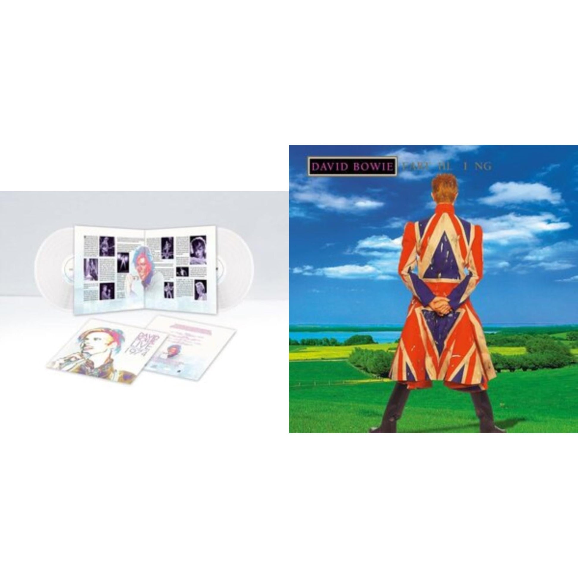 This is a 2 LP Vinyl SKU bundle.
1.This LP Vinyl is brand new.Format: LP VinylMusic Style: GlamThis item's title is: Live Los Angeles 1974 (White LP Vinyl/Limited)Artist: David BowieLabel: PROTUSBarcode: 4755581300747Release Date: 7/1/2022
2.This LP Vinyl is brand new.