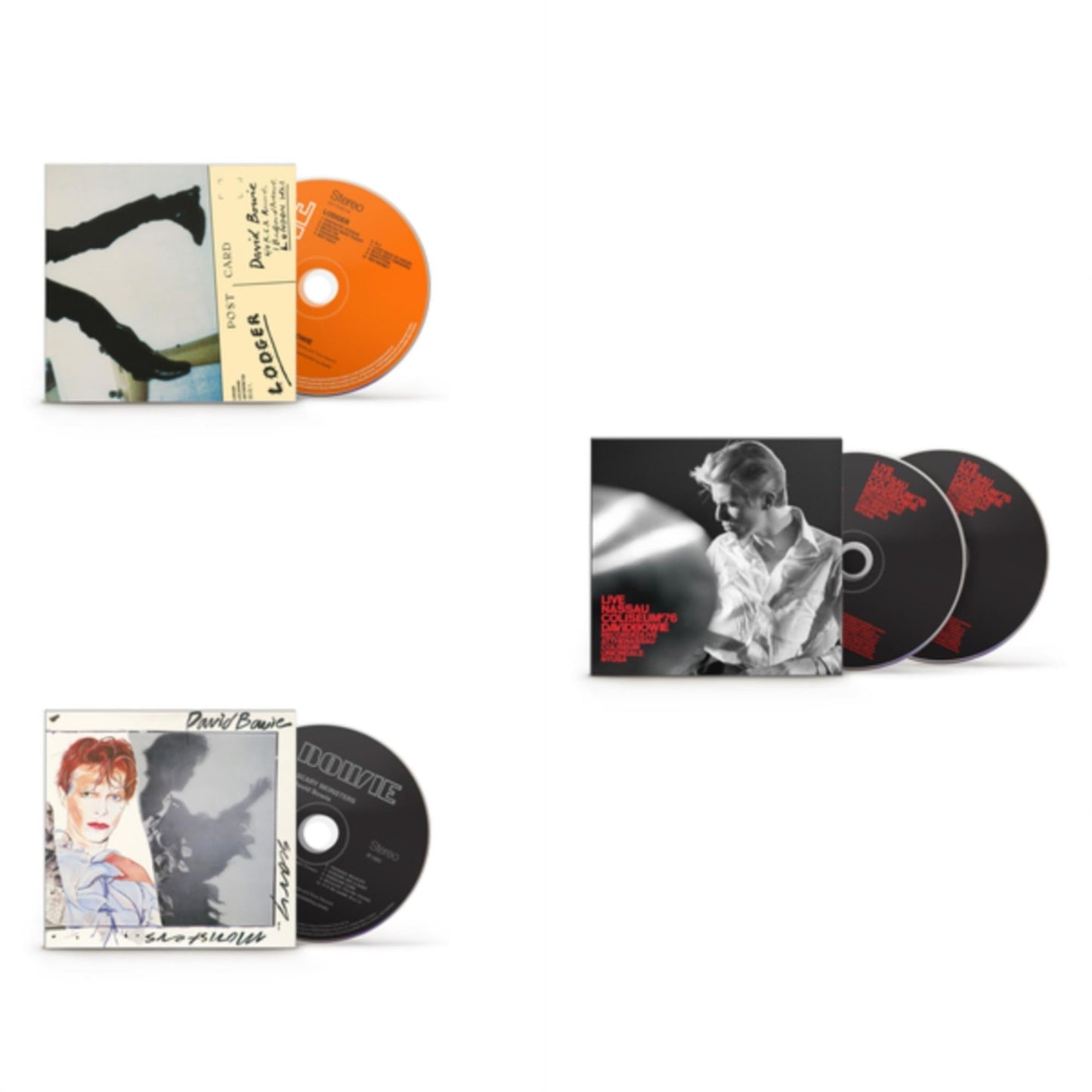 Lodger (2017 Remaster) & Scary Monsters (& Super Creeps) & Live Nassau Coliseum '76 (2CD)