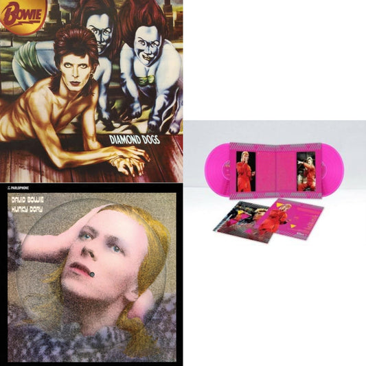 Diamond Dogs (2016 Remastered Version) & Hunky Dory (2015 Remaster/50Th Anniv/Picture Disc) & Montreal '87 (Limited/Pink LP Vinyl)