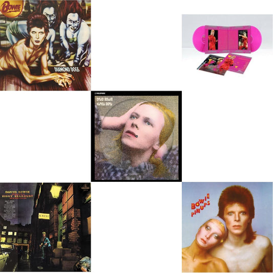 Diamond Dogs (2016 Remastered Version) & Rise & Fall Of Ziggy Stardust & The Spiders From Mars (2012 Remaster/Half-Speed Master) & Hunky Dory (2015 Remaster/50Th Anniv/Picture Disc) & Montreal '87 (Limited/Pink LP Vinyl) & Pinups (2015 Remaster)