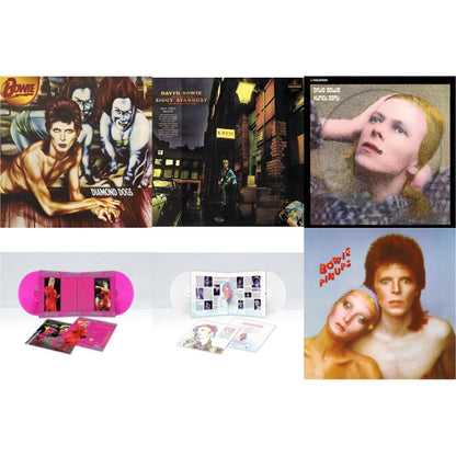 Diamond Dogs (2016 Remastered Version) & Rise & Fall Of Ziggy Stardust & The Spiders From Mars (2012 Remaster/Half-Speed Master) & Hunky Dory (2015 Remaster/50Th Anniv/Picture Disc) & Montreal '87 (Limited/Pink LP Vinyl)