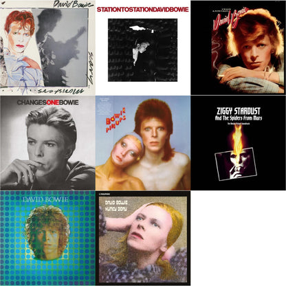 David Bowie - Scary Monsters (& Super Creeps) (2017 Remaster) & Station To Station (2016 Remastered Version) & Young Americans (2016 Remastered Version) & Changesonebowie (180G) & Pinups (2015 Remaster) & Ziggy Stardust & The Spiders From Mars Ost