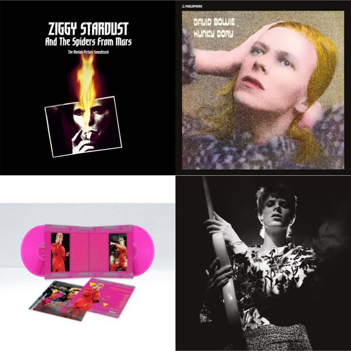 Montreal '87 (Limited/Pink LP Vinyl) & Rock N Roll Star & Ziggy Stardust & The Spiders From Mars Ost (2LP) & Hunky Dory