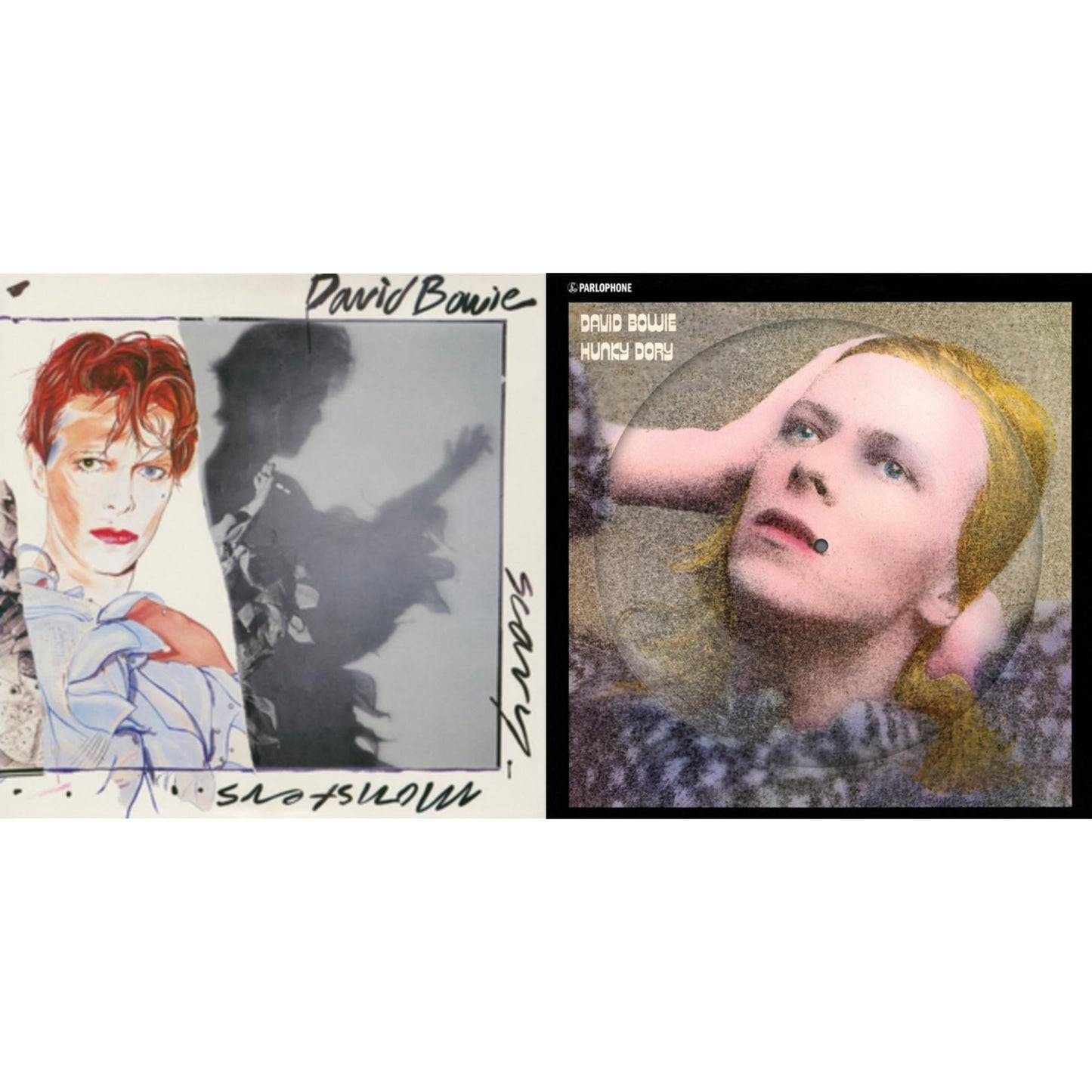Scary Monsters (& Super Creeps) (2017 Remaster) & Hunky Dory (2015 Remaster/50Th Anniv/Picture Disc)