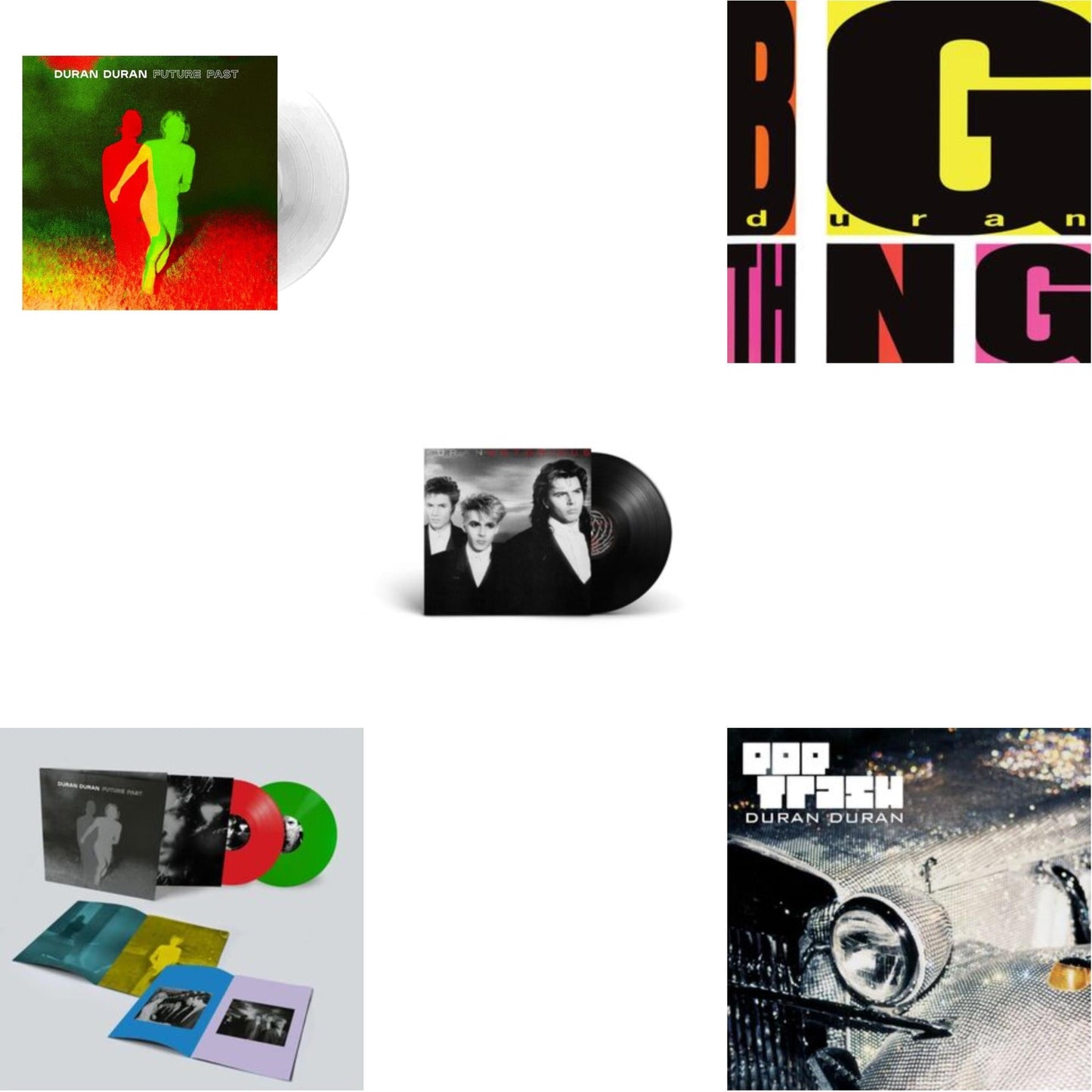 This is a 5 LP Vinyl SKU bundle.
1.This LP Vinyl is brand new.Format: LP VinylMusic Style: Synth-popThis item's title is: Future PastArtist: Duran DuranLabel: BMG RIGHTS MANAGEMENTS (US) LLBarcode: 4050538693652Release Date: 10/22/2021
2.This LP Vinyl is brand new.