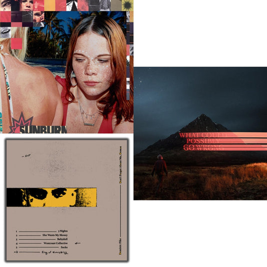 This is a 3 LP Vinyl SKU bundle.
1.This LP Vinyl is brand new.Format: LP VinylThis item's title is: Sunburn (X) (150G)Artist: Dominic FikeBarcode: 196588158919Release Date: 12/15/2023
2.This LP Vinyl is brand new.