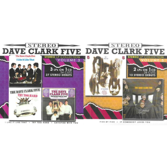 This is a 2 CD SKU bundle.
1.This CD is brand new.Format: CDThis item's title is: Stereo LP Collection, Vol. 3-3 LPs On 1 CD-34 Cuts-27 Stereo DebutsArtist: Dave Five ClarkBarcode: 097037056261Release Date: 5/3/2024
2.This CD is brand new.