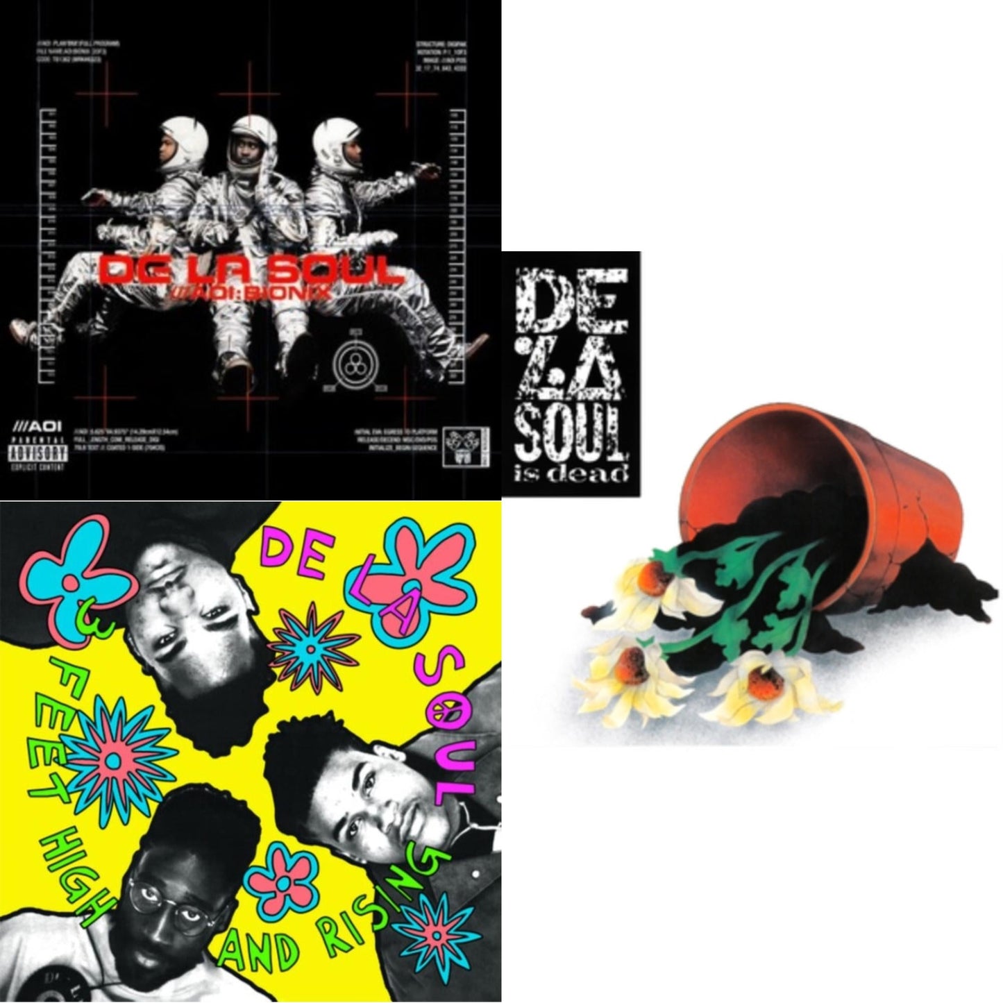 This is a 3 LP Vinyl SKU bundle.
1.This LP Vinyl is brand new.Format: LP VinylMusic Style: Jazzy Hip-HopThis item's title is: Aoi: Bionix (Remaster/2LP)Artist: De La SoulLabel: CHRYSALISBarcode: 810098503051Release Date: 8/11/2023
2.This LP Vinyl is brand new.