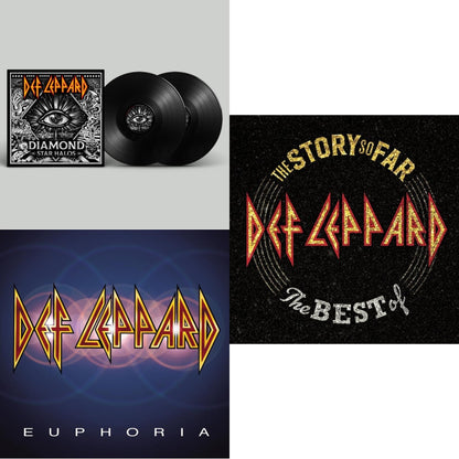 Diamond Star Halos (2LP) & Euphoria (2LP) & Story So Far: The Best Of Def Leppard (2 LP)