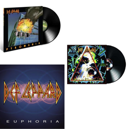 This is a 3 LP Vinyl SKU bundle.
1.This LP Vinyl is brand new.Format: LP VinylMusic Style: Hard RockThis item's title is: Hysteria (2 LP)Artist: Def LeppardLabel: MERCURYBarcode: 602557560923Release Date: 8/4/2017
2.This LP Vinyl is brand new.