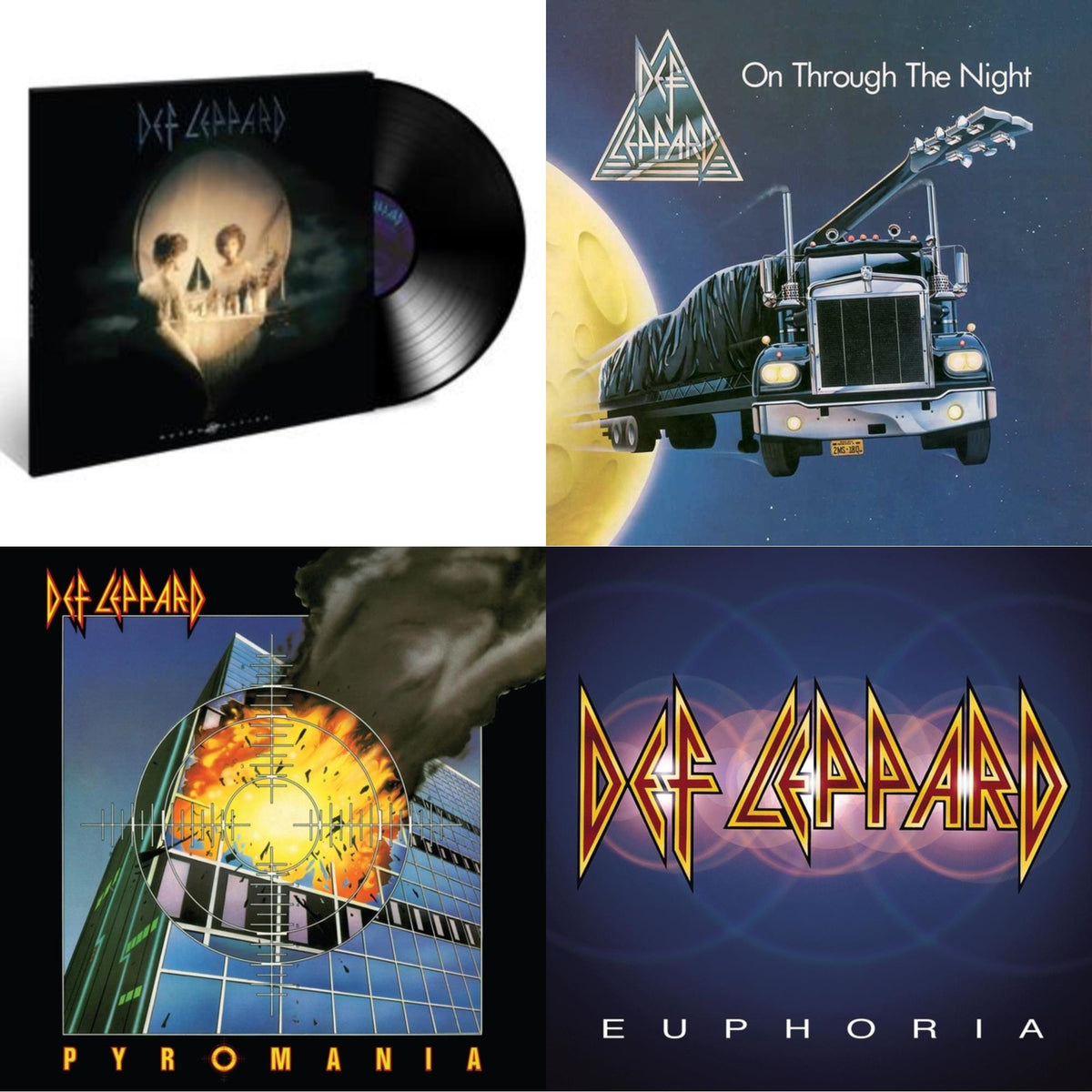 Pyromania (40Th Anniversary) (Deluxe/2LP) & On Through The Night & Retro Active (2LP) & Euphoria (2LP)