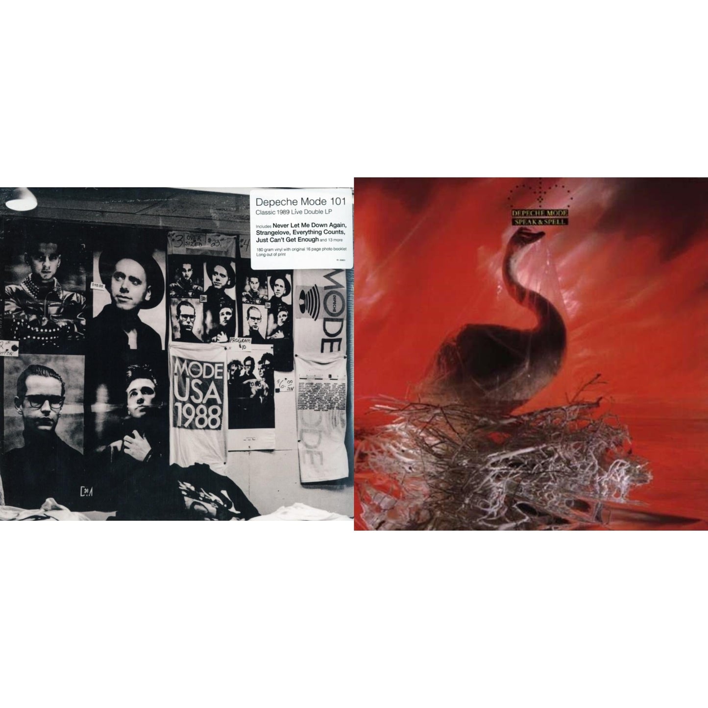 This is a 2 LP Vinyl SKU bundle.
1.This LP Vinyl is brand new.Format: LP VinylMusic Style: Synth-popThis item's title is: 101 (2LP/180G)Artist: Depeche ModeLabel: RHINO/WARNER BROS.Barcode: 081227942519Release Date: 10/21/2016
2.This LP Vinyl is brand new.