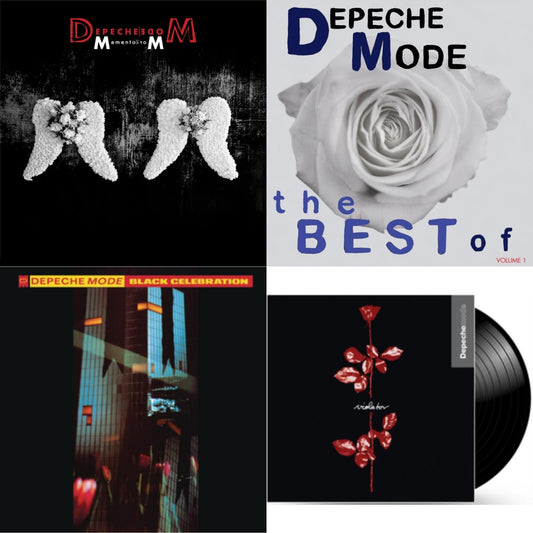 Memento Mori (2LP/Tri-Fold Jacket/Inner Sleeves/Poster) & Best Of Depeche Mode Vol. 1 (3LP) & Black Celebration (180G) & Violator (180G)