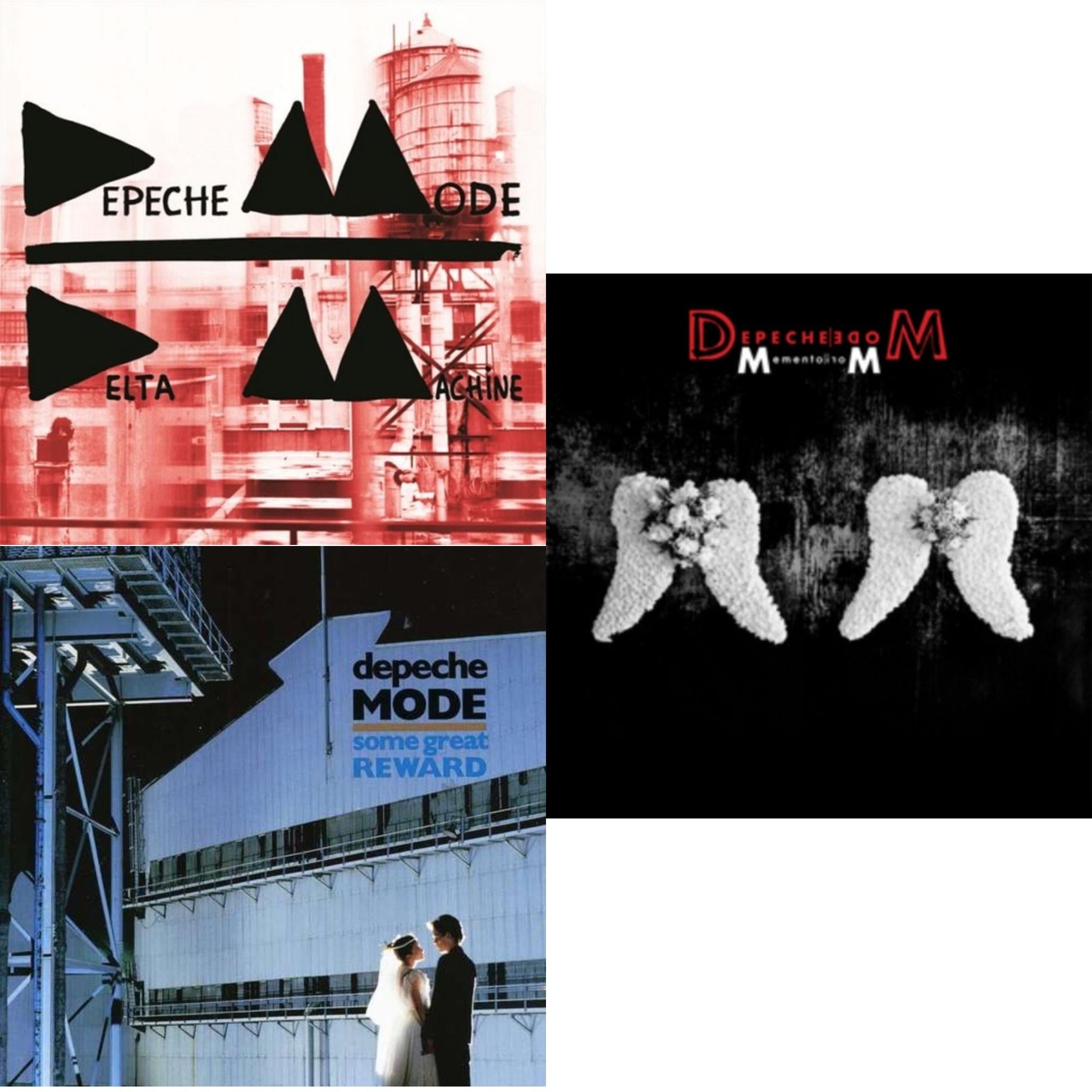 This is a 3 CD SKU bundle.
1.This CD is brand new.Format: CDMusic Style: Synth-popThis item's title is: Delta MachineArtist: Depeche ModeLabel: COLUMBIA RECORDSBarcode: 887654606228Release Date: 3/26/2013
2.This CD is brand new.