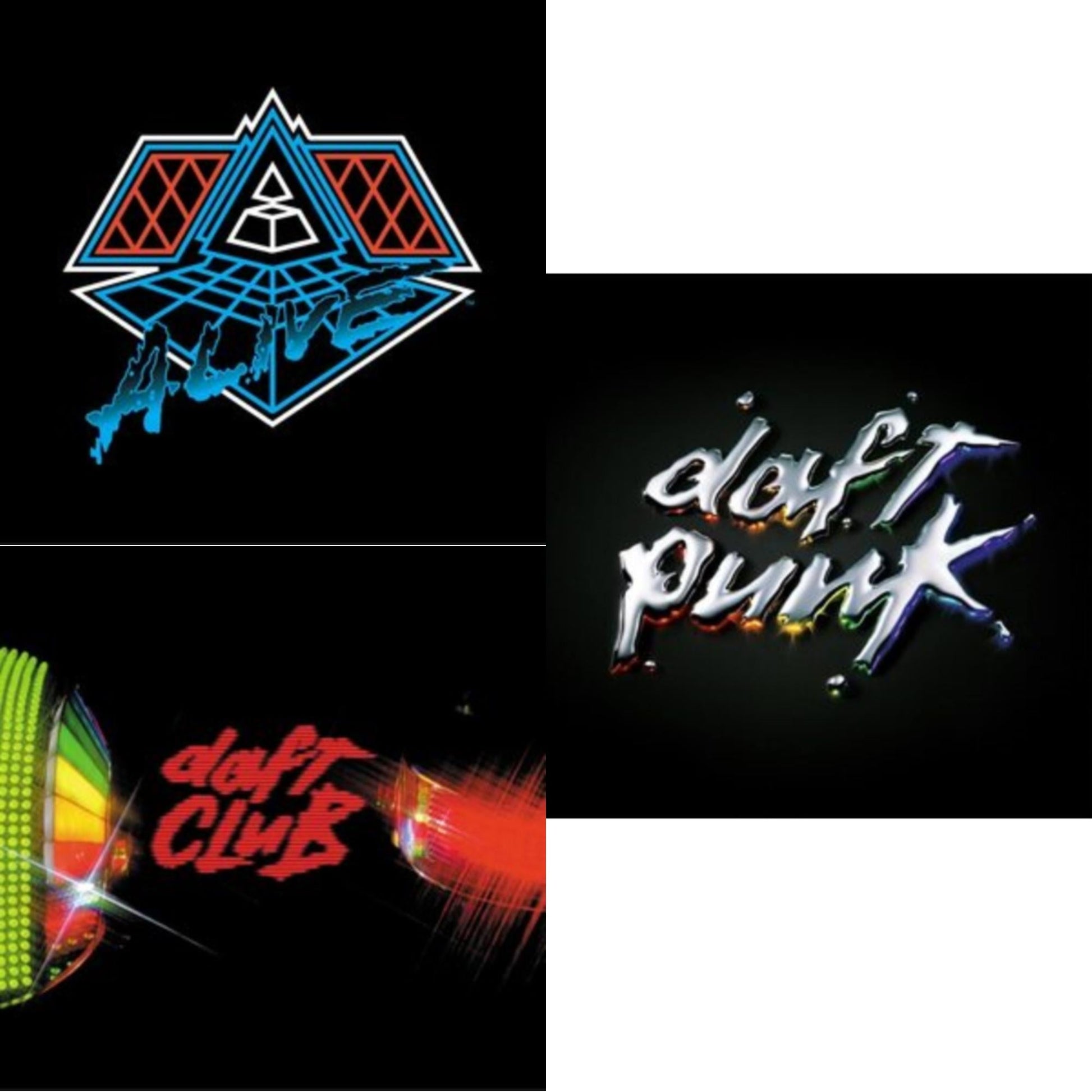 This is a 3 LP Vinyl SKU bundle.
1.This LP Vinyl is brand new.Format: LP VinylMusic Style: HouseThis item's title is: Daft Club (2LP)Artist: Daft PunkLabel: Rock/PopBarcode: 190296611865Release Date: 9/9/2022
2.This LP Vinyl is brand new.