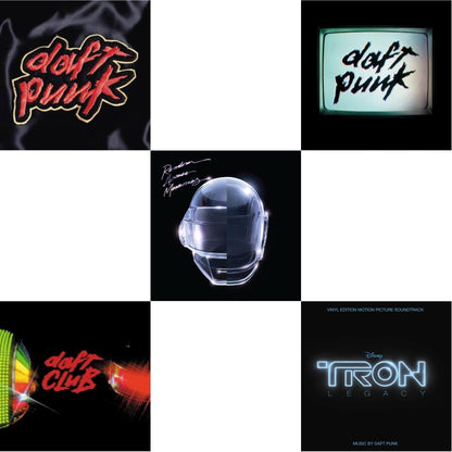 This is a 5 LP Vinyl SKU bundle.
1.This LP Vinyl is brand new.Format: LP VinylMusic Style: HouseThis item's title is: HomeworkArtist: Daft PunkLabel: DAFT LIFE LTD.Barcode: 190296611926Release Date: 5/6/2022
2.This LP Vinyl is brand new.