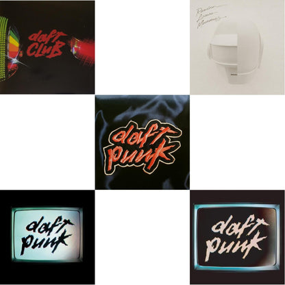 Daft Club (2LP) & Human After All (2LP) & Homework & Random Access Memories (Drumless Edition) (2LP/180G) & Human After All (Remixes) (2LP)