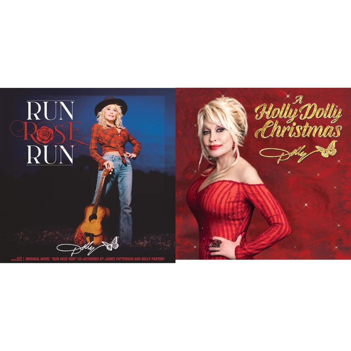 Dolly Parton - Holly Dolly Christmas (Ultimate Deluxe Edition) & Run Rose Run - LP Vinyl Bundle