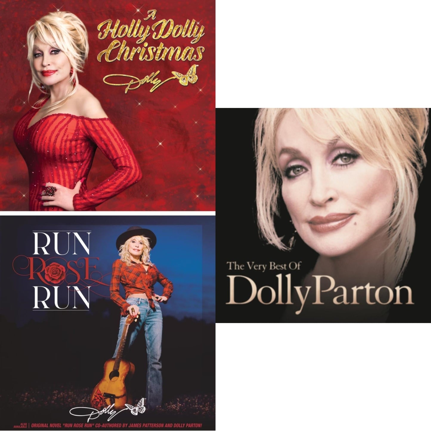 Holly Dolly Christmas (Ultimate Deluxe Edition) & Run Rose Run & Very Best Of Dolly Parton (2LP)