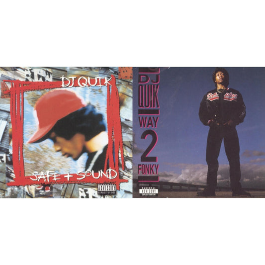 Dj Quik - Way 2 Fonky & Safe & Sound - CD Bundle
