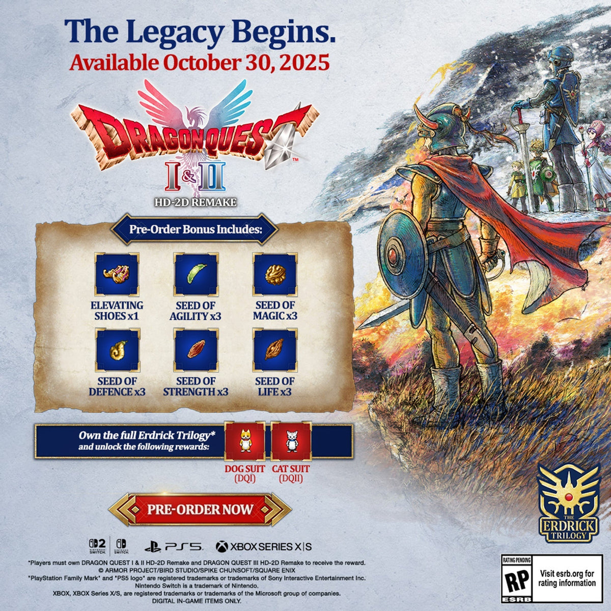Dragon Quest I & II HD-2D Remake - Switch