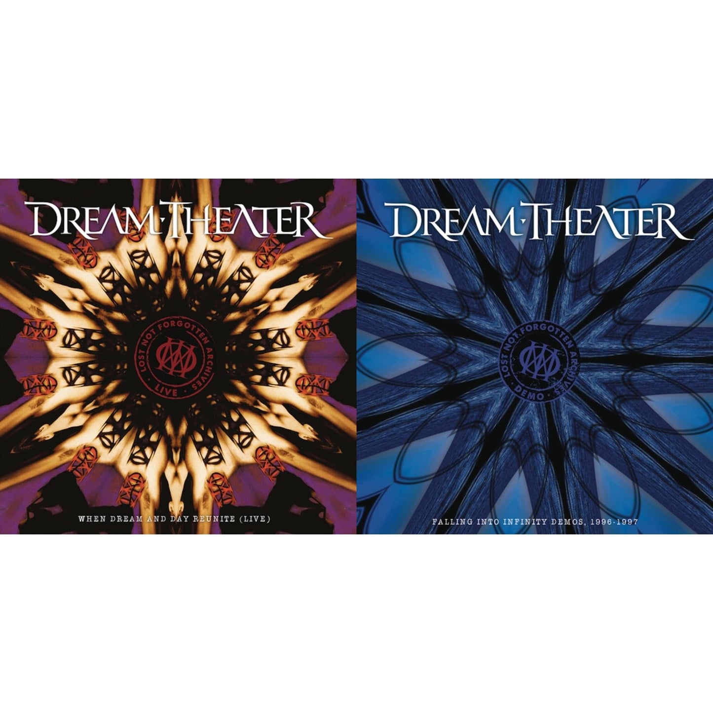 Lost Not Forgotten Archives: When Dream And Day Reunite (Live) (2LP/CD) & Lost Not Forgotten Archives: Falling Into Infinity Demos, 1996-1997 (3LP/2CD)