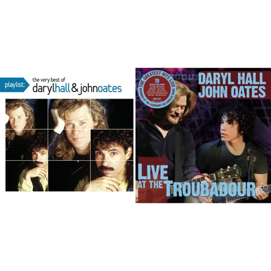 This is a 2 CD SKU bundle.
1.This CD is brand new.Format: CDMusic Style: Pop RockThis item's title is: Playlist: Very Best Of Daryl Hall & John OatesArtist: Daryl & John Oates HallLabel: LEGACYBarcode: 888751488229Release Date: 8/17/2015
2.This CD is brand new.