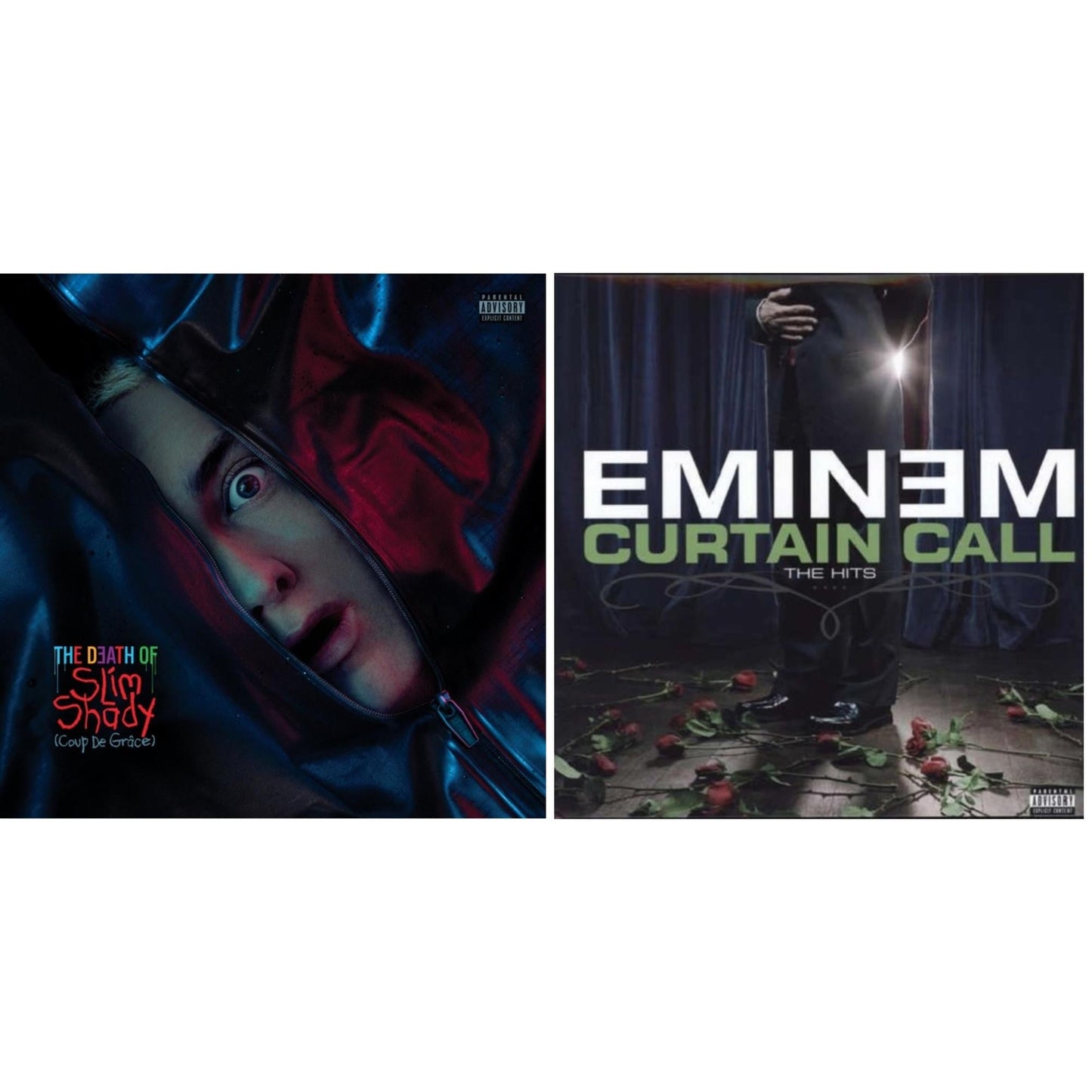 Death Of Slim Shady (Coup De Grace) (X) (Red/Blue Vinyl/2LP) & Curtain Call: Hits