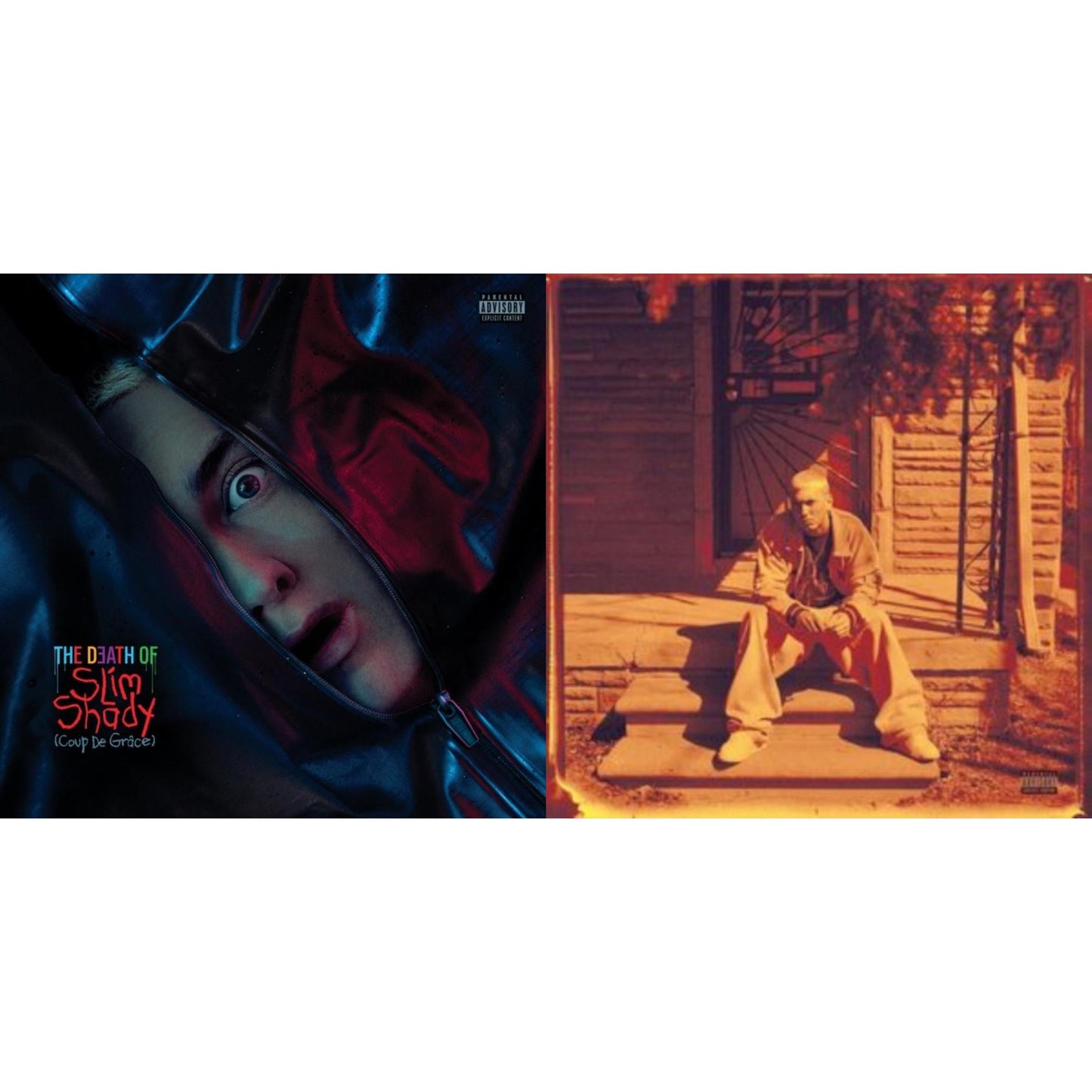 Death Of Slim Shady (Coup De Grace) (X) (Red/Blue Vinyl/2LP) & Marshall Mathers LP (X) (25Th Anniversary) (180G/2LP)