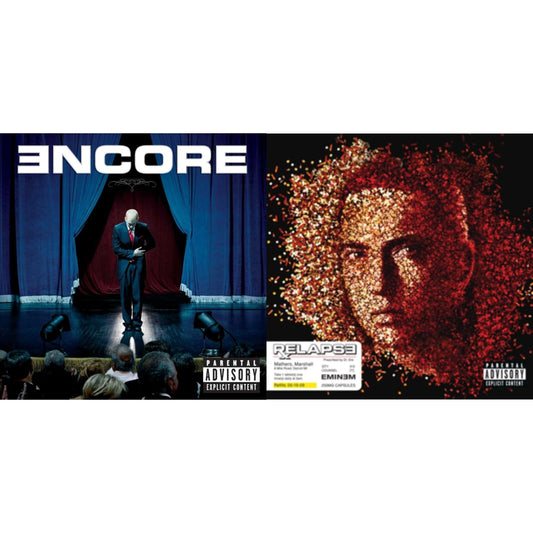 This is a 2 CD SKU bundle.
1.This CD is brand new.Format: CDThis item's title is: EncoreArtist: EminemLabel: Aftermath EntertainmentBarcode: 602498646717Release Date: 11/12/2004
2.This CD is brand new.