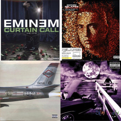 Curtain Call: Hits & Relapse & Kamikaze (Opaque Olive Green LP Vinyl/Gatefold Jacket) & Slim Shady LP