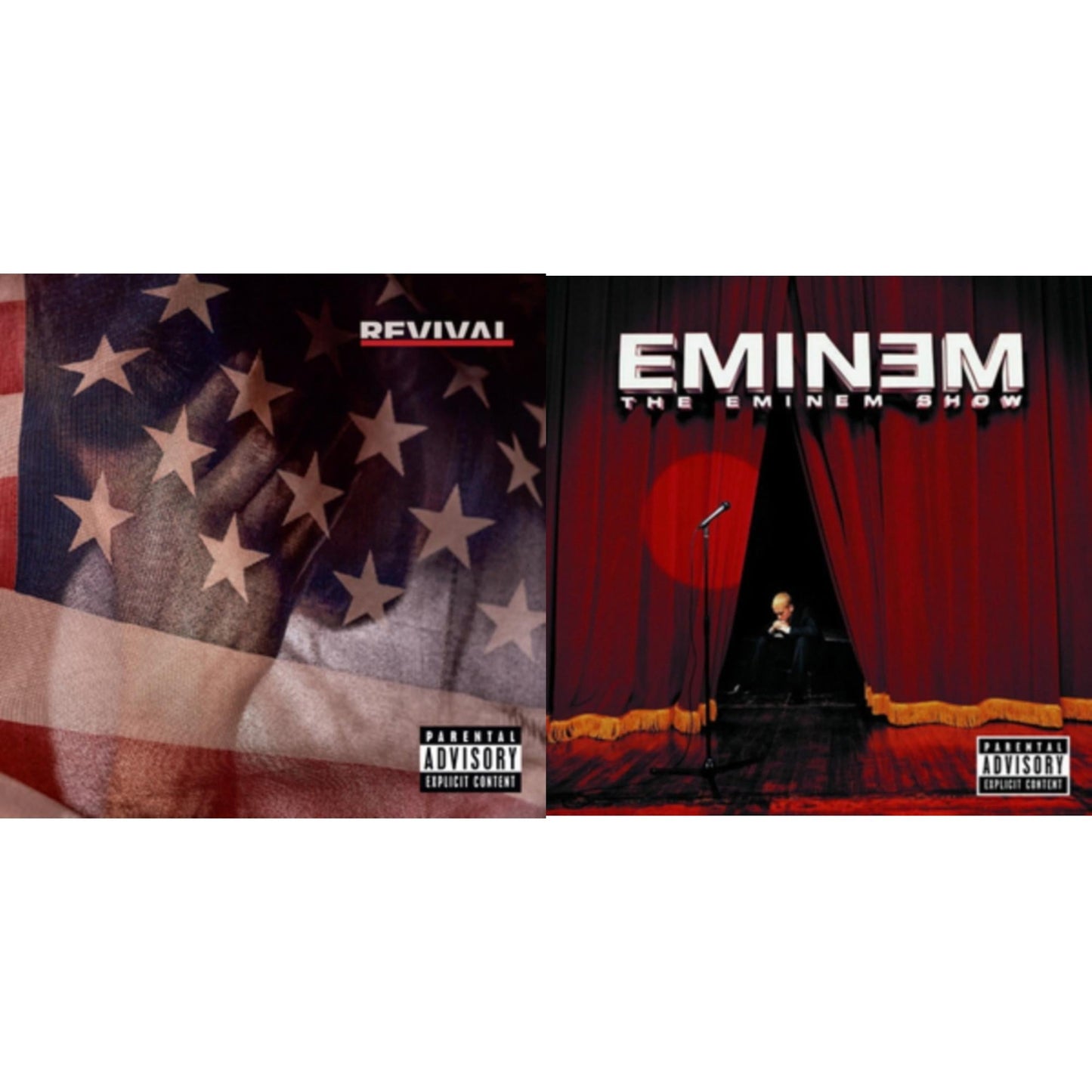 This is a 2 CD SKU bundle.
1.This CD is brand new.Format: CDThis item's title is: RevivalArtist: EminemLabel: AFTERMATHBarcode: 602567146445Release Date: 12/15/2017
2.This CD is brand new.