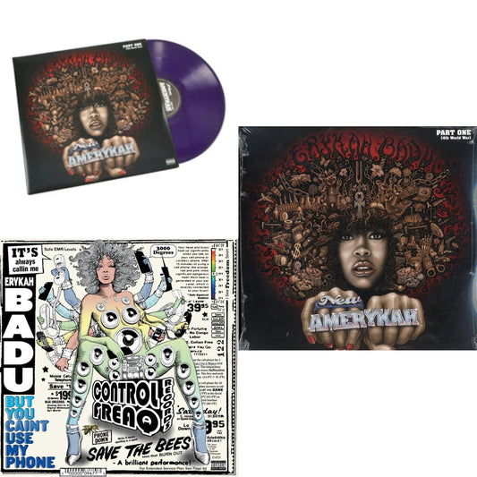 New Amerykah Part One (4Th World War) (Purple Vinyl/2LP) & But You Caint Use My Phone (Purple LP Vinyl) & New Amerykah Part 1: 4Th World War