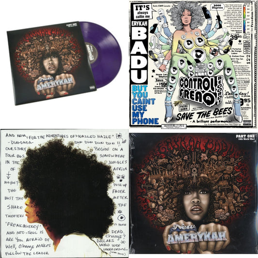 New Amerykah Part One (4Th World War) (Purple Vinyl/2LP) & But You Caint Use My Phone (Purple LP Vinyl) & Worldwide Underground & New Amerykah Part 1: 4Th World War