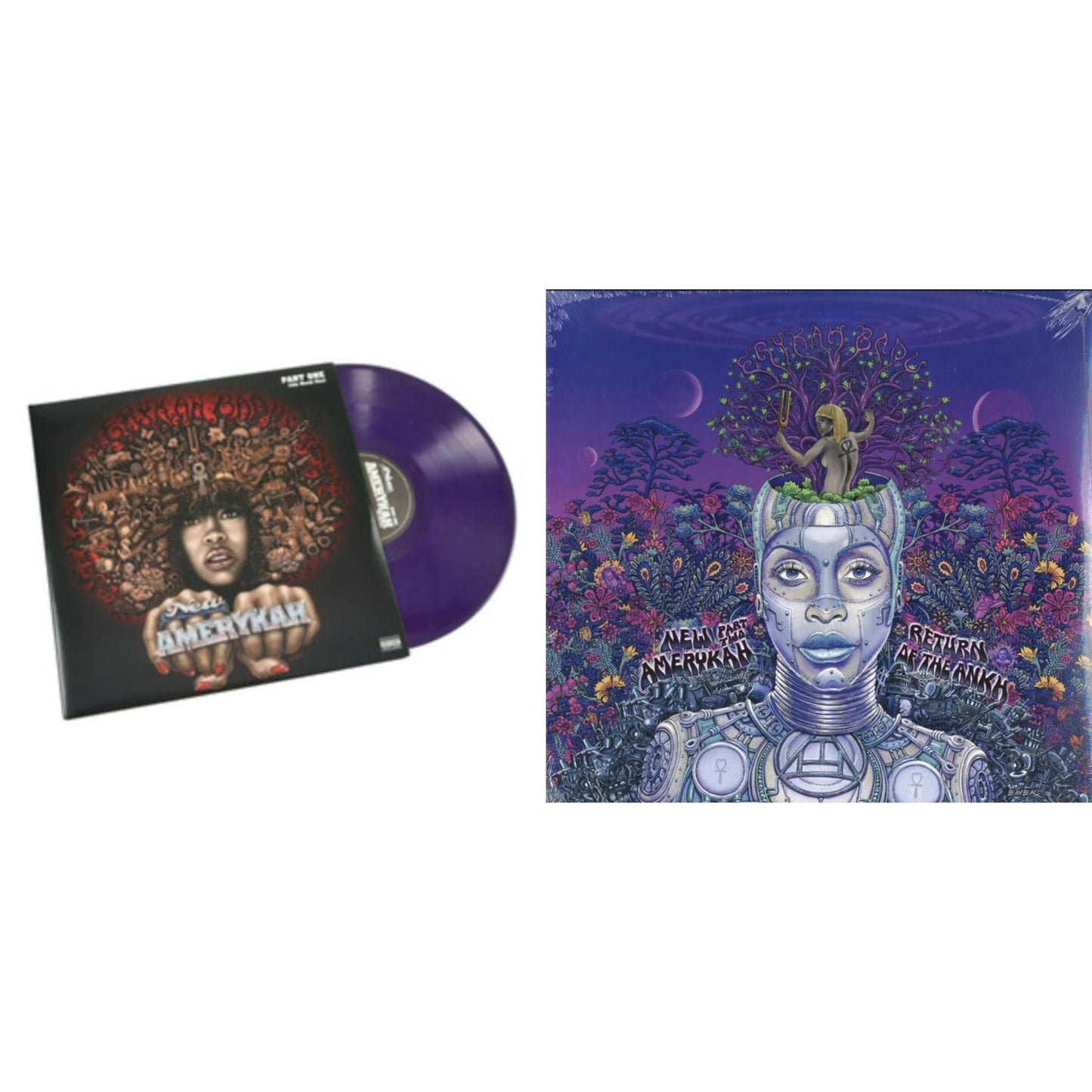 New Amerykah Part One (4Th World War) (Purple Vinyl/2LP) & New Amerykah Part 2: Return Of Ankh