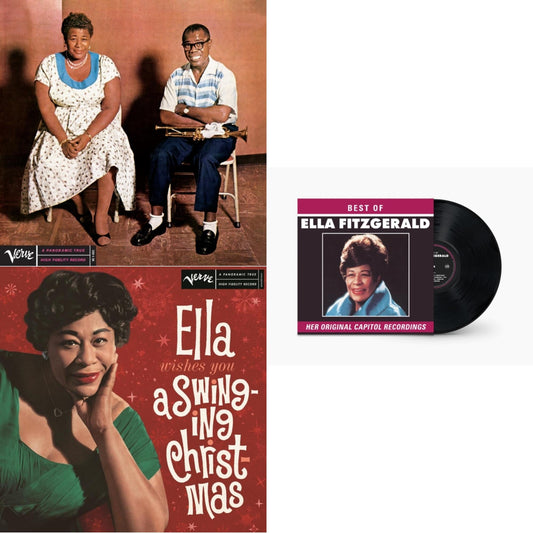 Ella & Louis (Verve Acoustic Sounds Series) & Ella Wishes You A Swinging Christmas (Ruby Red LP Vinyl) & Best Of
