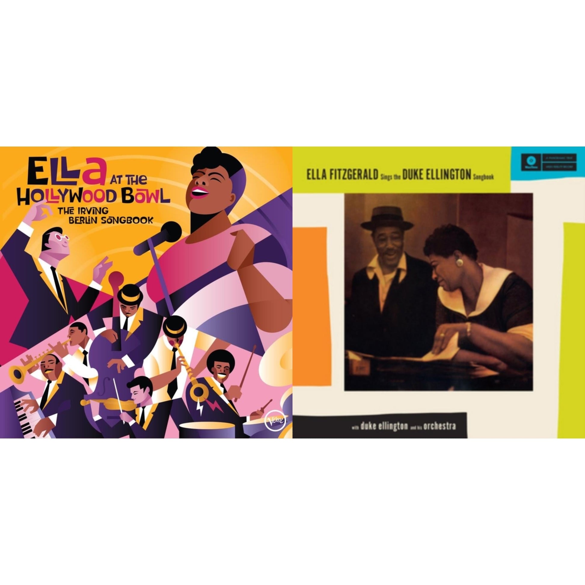 This is a 2 LP Vinyl SKU bundle.
1.This LP Vinyl is brand new.Format: LP VinylMusic Style: BopThis item's title is: Ella At The Hollywood Bowl: The Irving Berlin SongbookArtist: Ella FitzgeraldLabel: VERVEBarcode: 602445447305Release Date: 6/24/2022
2.This LP Vinyl is brand new.
