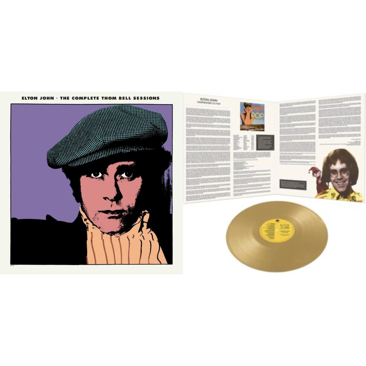 This is a 2 LP Vinyl SKU bundle.
1.This LP Vinyl is brand new.Format: LP VinylThis item's title is: Complete Thom Bell Sessions (Ep) (180G/Purple LP Vinyl)Artist: Elton JohnLabel: EMIBarcode: 602435666242Release Date: 4/23/2022
2.This LP Vinyl is brand new.
