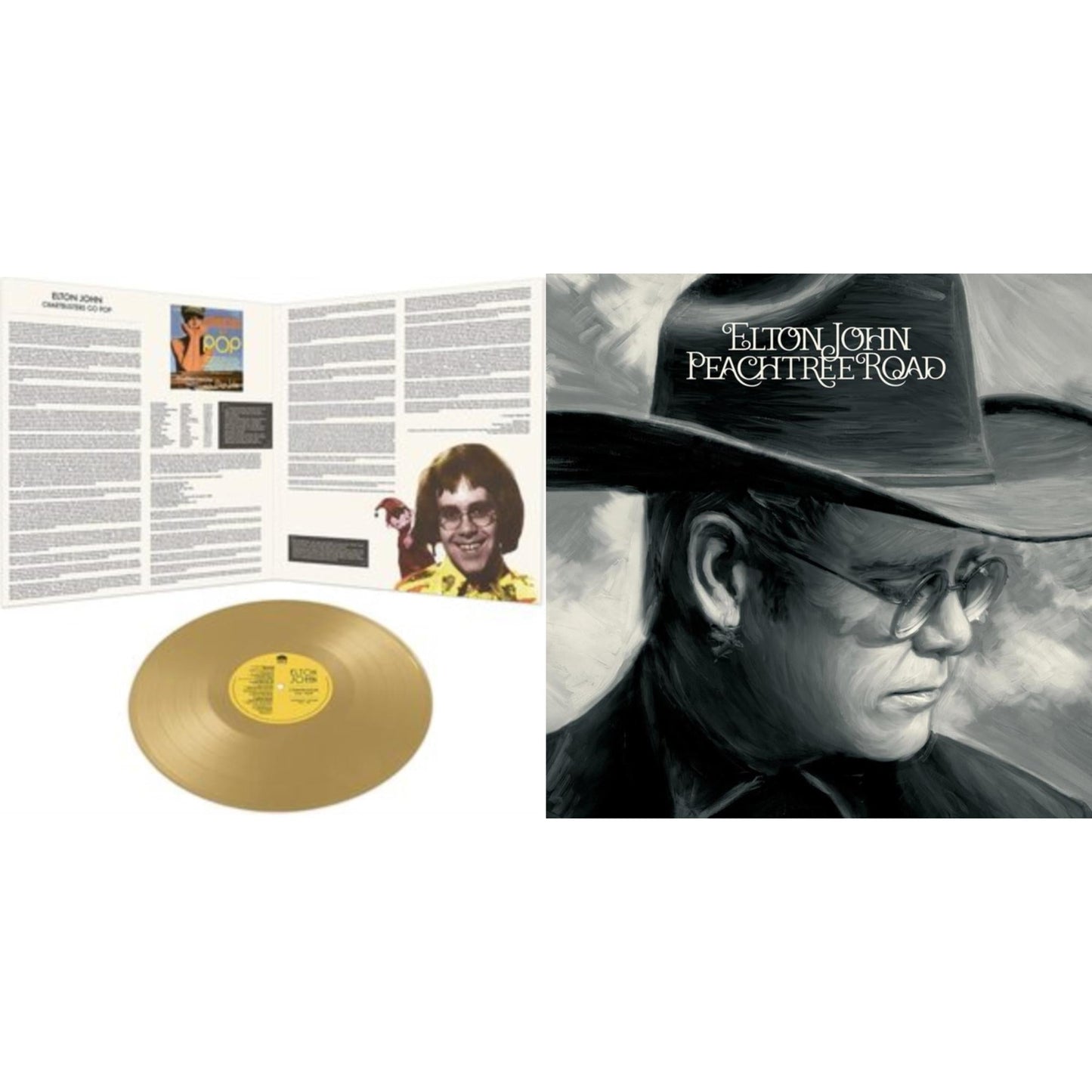 This is a 2 LP Vinyl SKU bundle.
1.This LP Vinyl is brand new.Format: LP VinylThis item's title is: Chartbusters Go Pop - Legendary Covers '69 / '70 (Gold LP Vinyl)Artist: Elton JohnLabel: PURPLE PYRAMIDBarcode: 889466263415Release Date: 6/10/2022
2.This LP Vinyl is brand new.